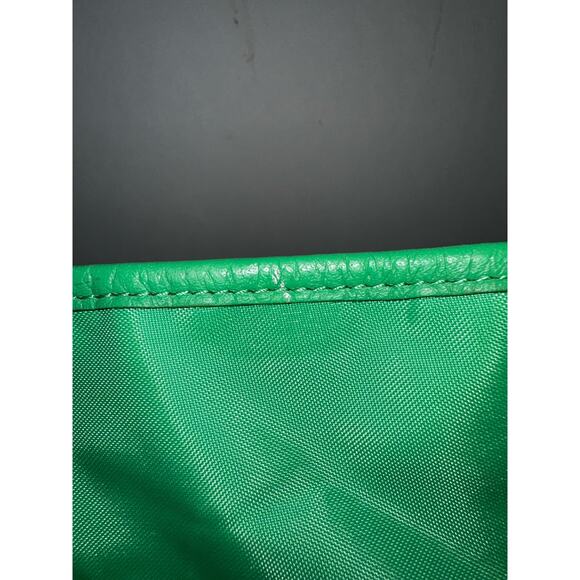 Bodhi Fabric & Leather Handles Chain Tote Carry On Shopper Green - Picture 3 of 6